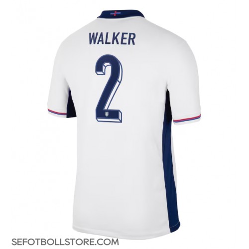 England Kyle Walker #2 Replika Hemmatröja EM 2024 Kortärmad